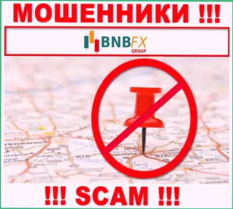 Не зная юридического адреса регистрации организации BNB-FX Com, отжатые ими депозиты не вернете