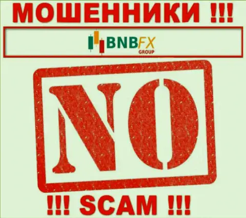 BNBFX - это сомнительная компания, потому что не имеет лицензионного документа