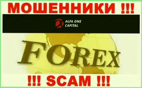 С Alfa One Capital, которые промышляют в области ФОРЕКС, не подзаработаете - это обман