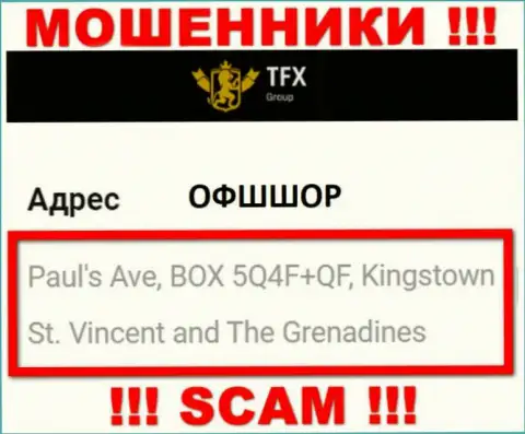 Не связывайтесь с организацией ТФХ Групп - данные internet обманщики спрятались в оффшоре по адресу Paul's Ave, BOX 5Q4F+QF, Kingstown, St. Vincent and The Grenadines