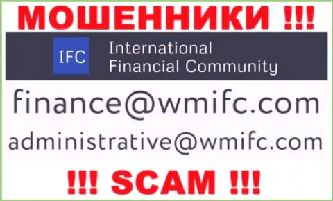 Отправить письмо кидалам WMIFC можете им на электронную почту, которая была найдена на их портале