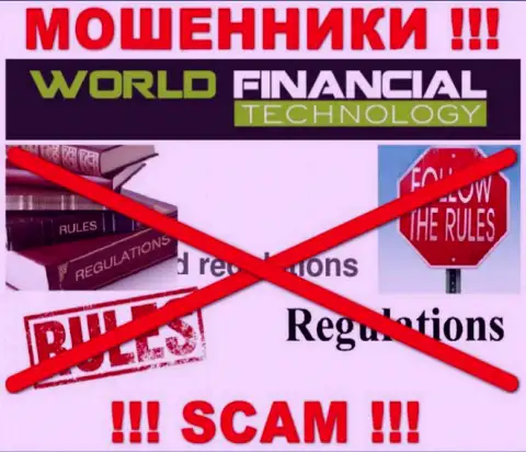 WFT Global орудуют противозаконно - у этих интернет-мошенников не имеется регулятора и лицензии, будьте крайне осторожны !