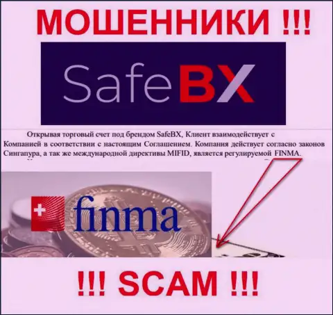 Safe BX и их регулятор: FINMA - это ЛОХОТРОНЩИКИ !!!