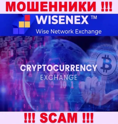 WisenEx Com занимаются обворовыванием наивных клиентов, а Крипто обменник лишь прикрытие