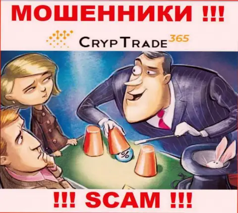 CrypTrade365 Com - это ЛОХОТРОН !!! Затягивают жертв, а после сливают их денежные средства