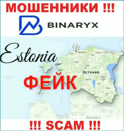 Офшорная юрисдикция компании Binaryx у нее на сайте представлена ненастоящая, будьте бдительны !!!