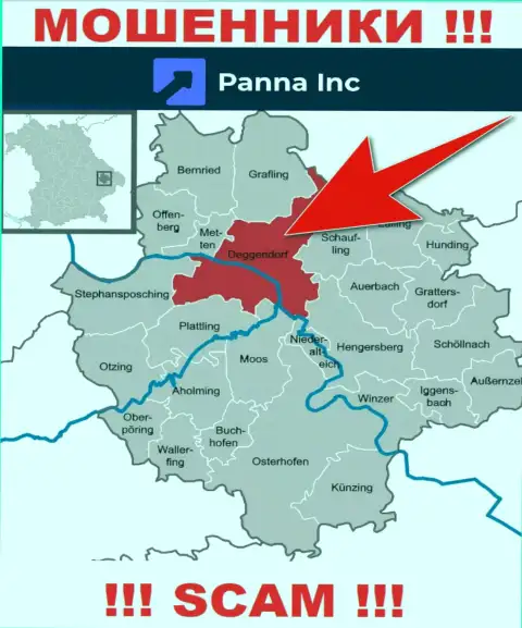 Panna Inc намерены не разглашать об своем реальном адресе