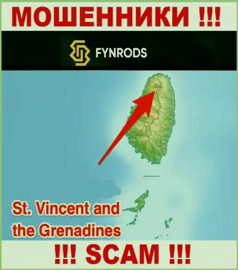Fynrods - ОБМАНЩИКИ, которые юридически зарегистрированы на территории - Сент-Винсент и Гренадины