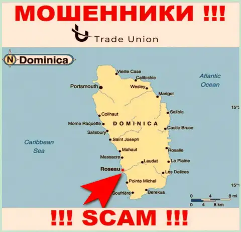 Commonwealth of Dominica - именно здесь официально зарегистрирована компания Trade Union