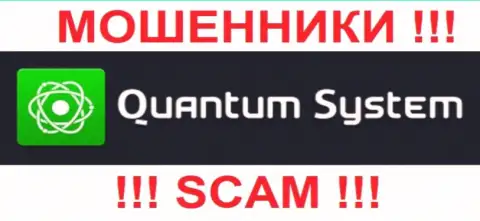 Лого мошеннической форекс брокерской организации QuantumSystem