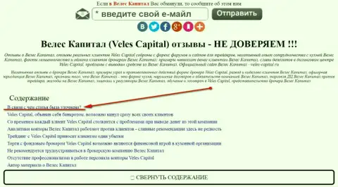 Veles-Capital видно в зеркале veles-kapital.com (официальный сервис)